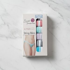 Secret Treasures Cotton Stretch Bikini Set - Multicolor